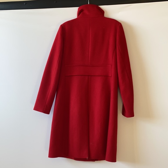 Ann Taylor Red Wool Coat Sz S NWT - Picture 9 of 10